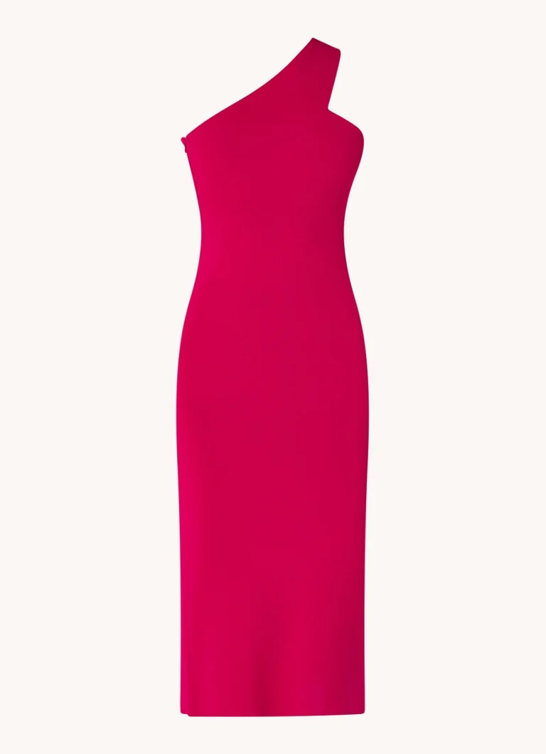 Rochie midi mulată Lola de Reiss din tricot fin, cu crăpătură