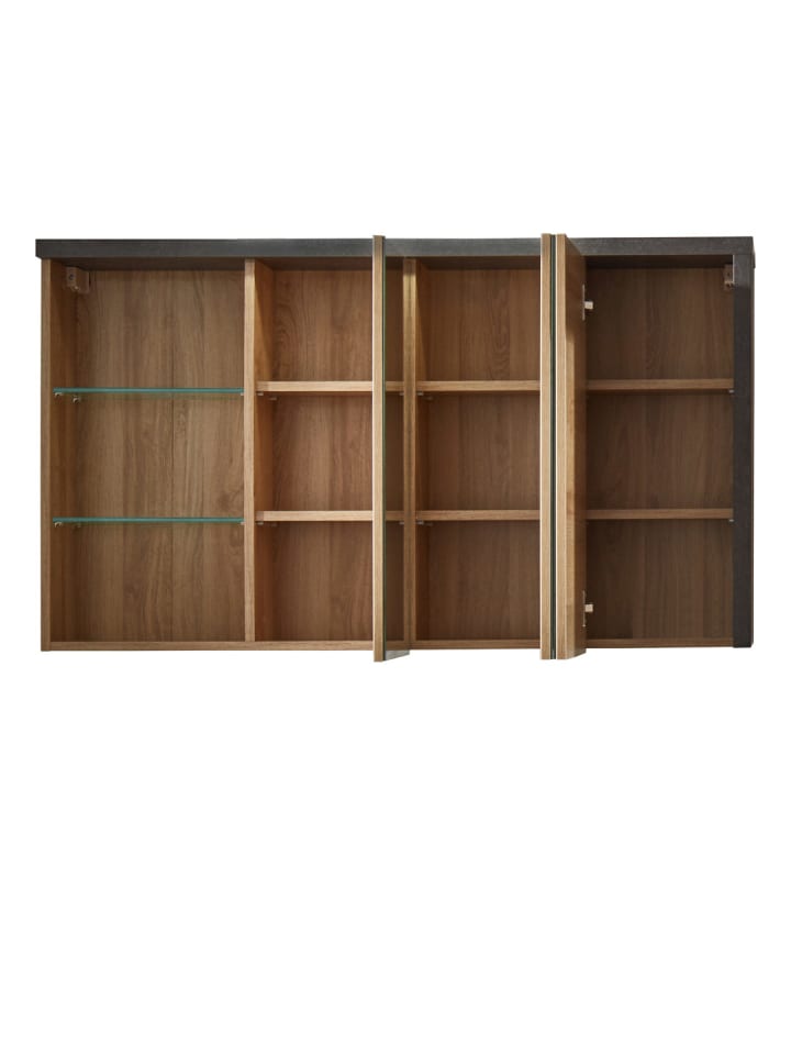 ebuy24 Spiegelschrank Bay Eiche Dekor 123 x 18 cm günstig kaufen onesize