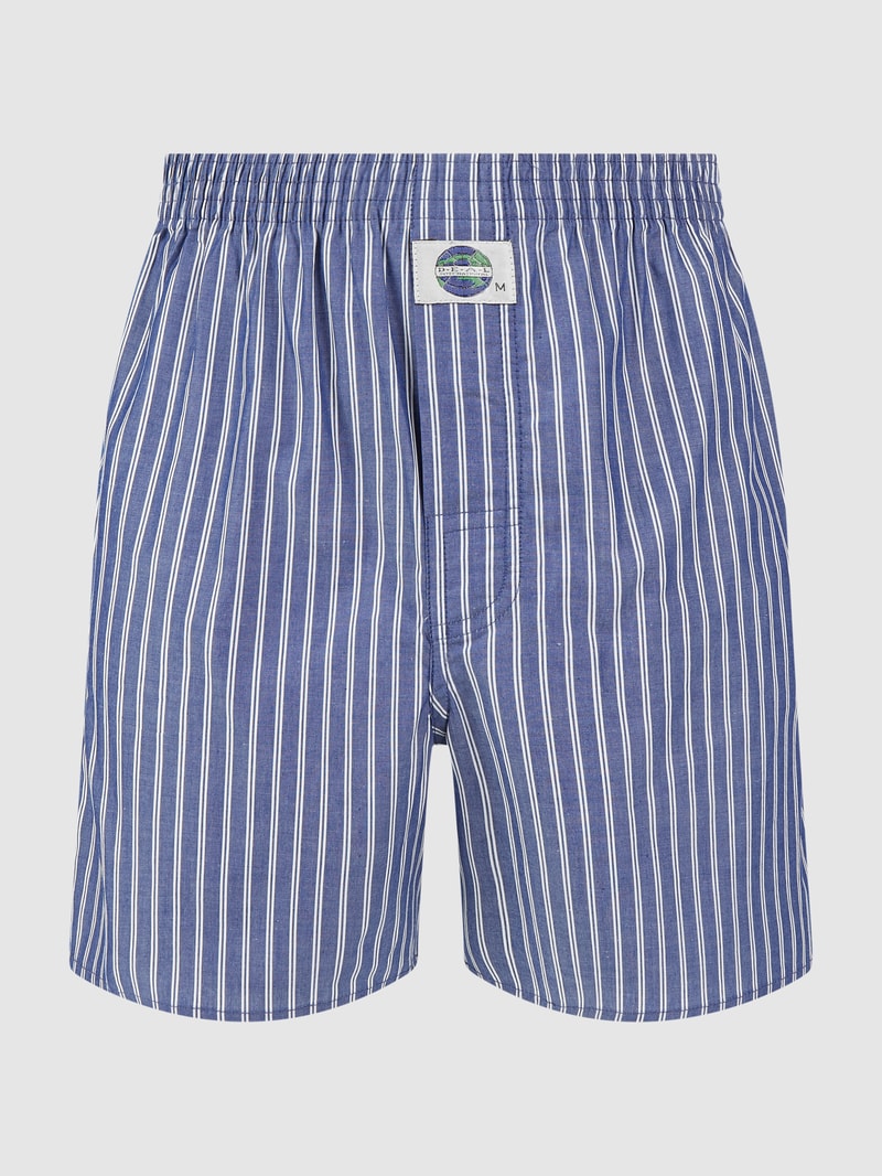 Boxershorts aus Baumwolle in bleu