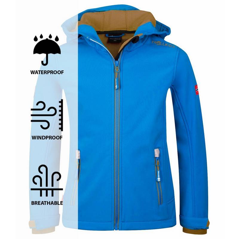 Trollkids Trollfjord Softshelljacke Kinder