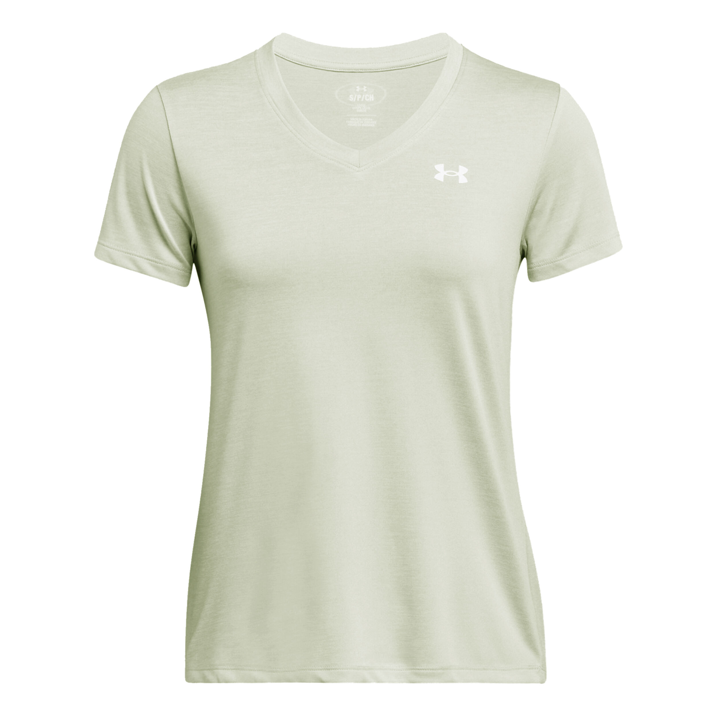 Tech 1/2 Zip- Twist T-Shirt Damen - Grün