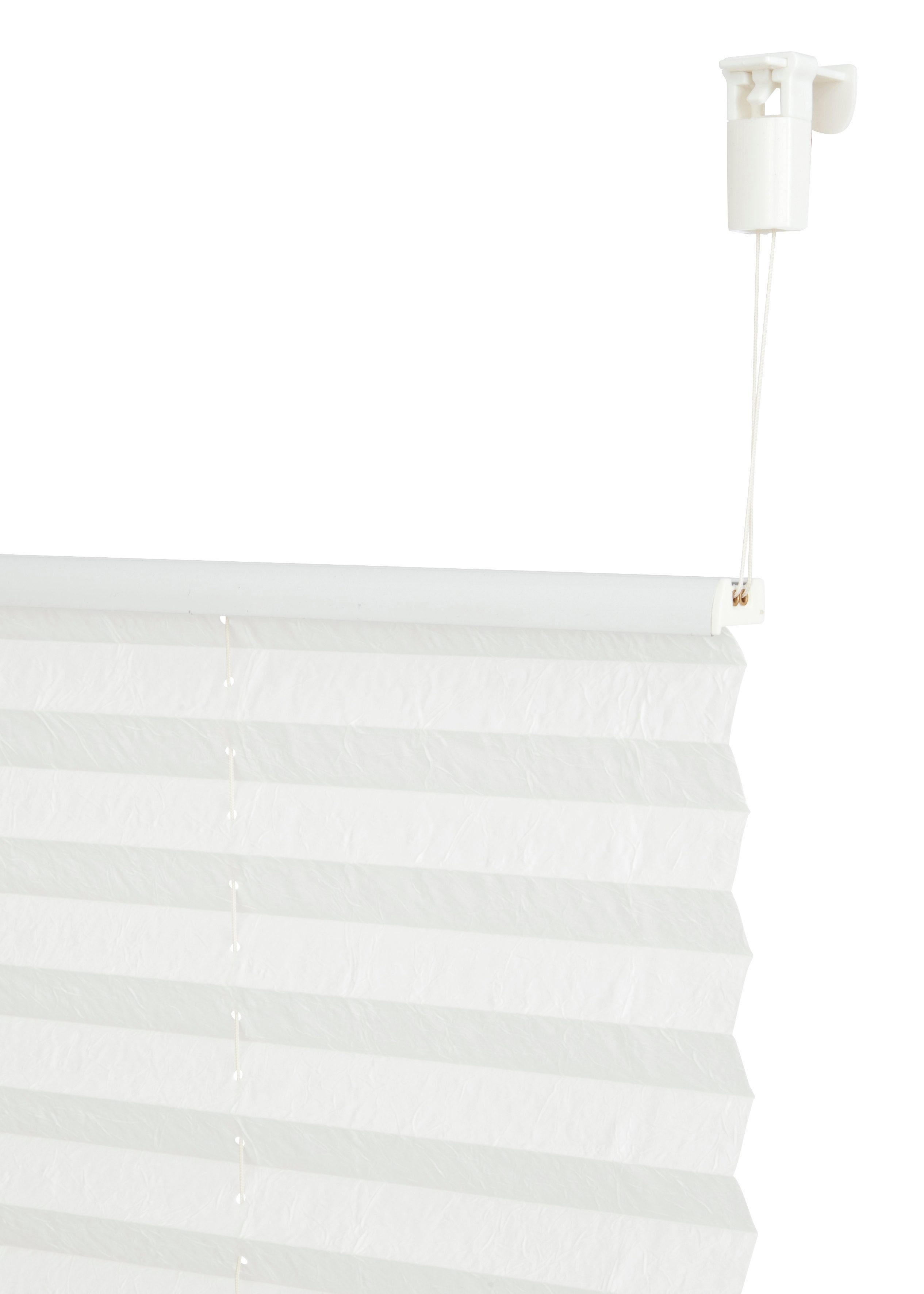 Plissee DAHRA, my home, Lichtschutz, ohne Bohren, verspannt, Klemmfix, Fixmaß, Crushed-Optik, Klemmfix, Klemmträger, Bestseller, Klemmträger