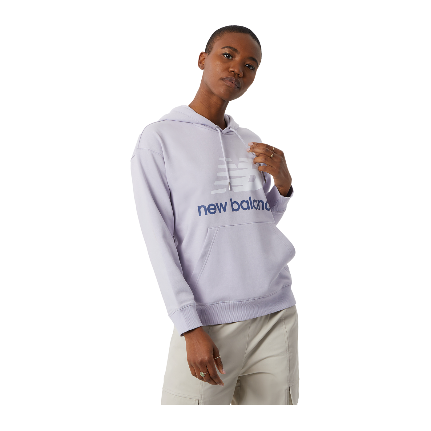 New Balance Essentials Oversized Hoody Damen FGRV