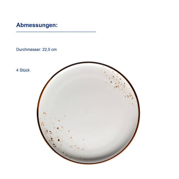 Kombiservice Pintar, Braune Sprenkel, 16-tlg.