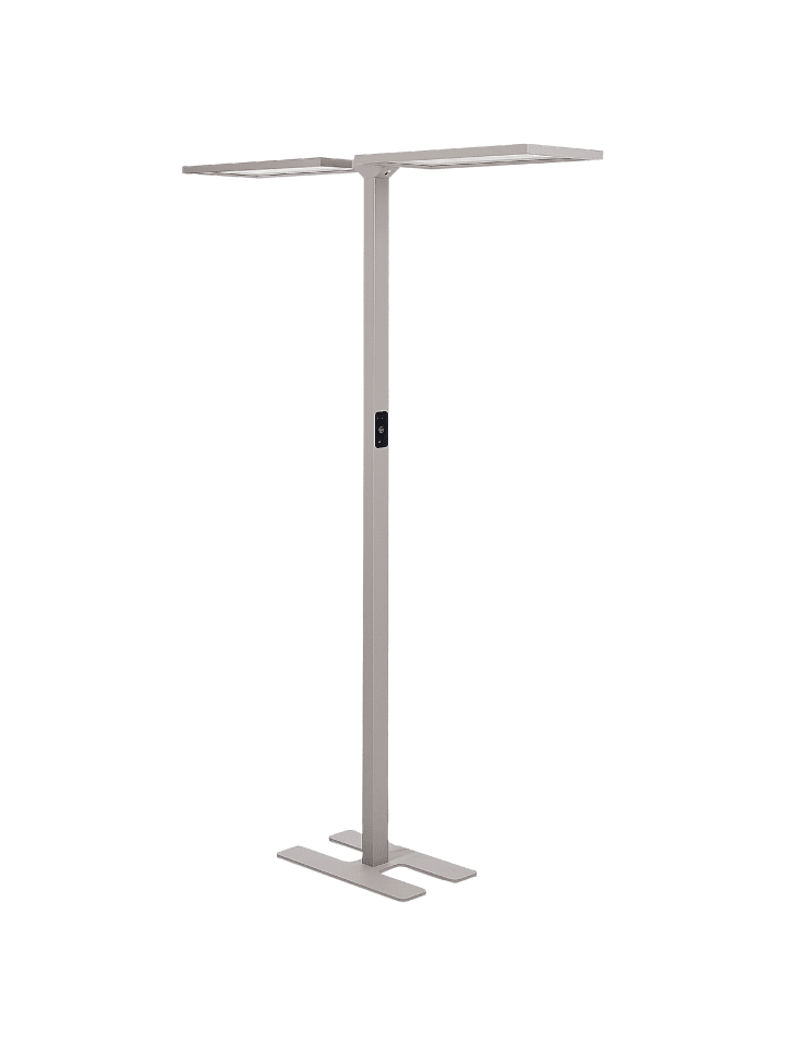 Beliani Stehleuchten SCULPTOR in Silber - (W) 135 x (H) 197 x (L) 30 cm günstig kaufen onesize