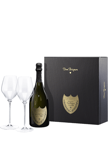 Dom Pérignon : Vintage Coffret Ambiance avec Verres 2008