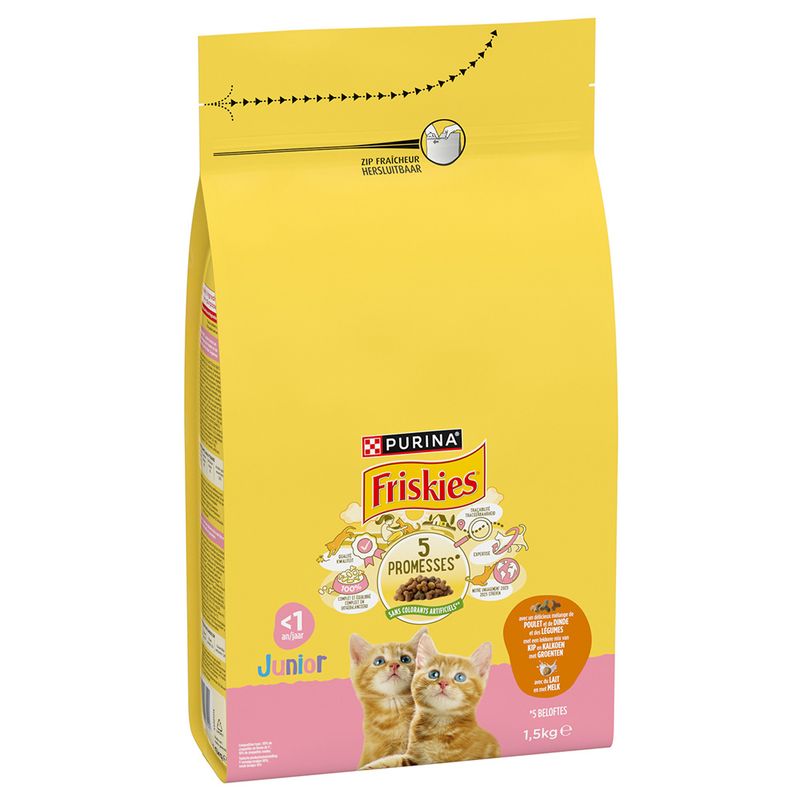 PURINA Friskies Katze mit Rind, Huhn und Gemüse