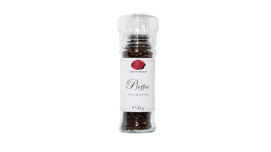 Gourmet Berner Gewürzmühle schwarzer Pfeffer 45 g