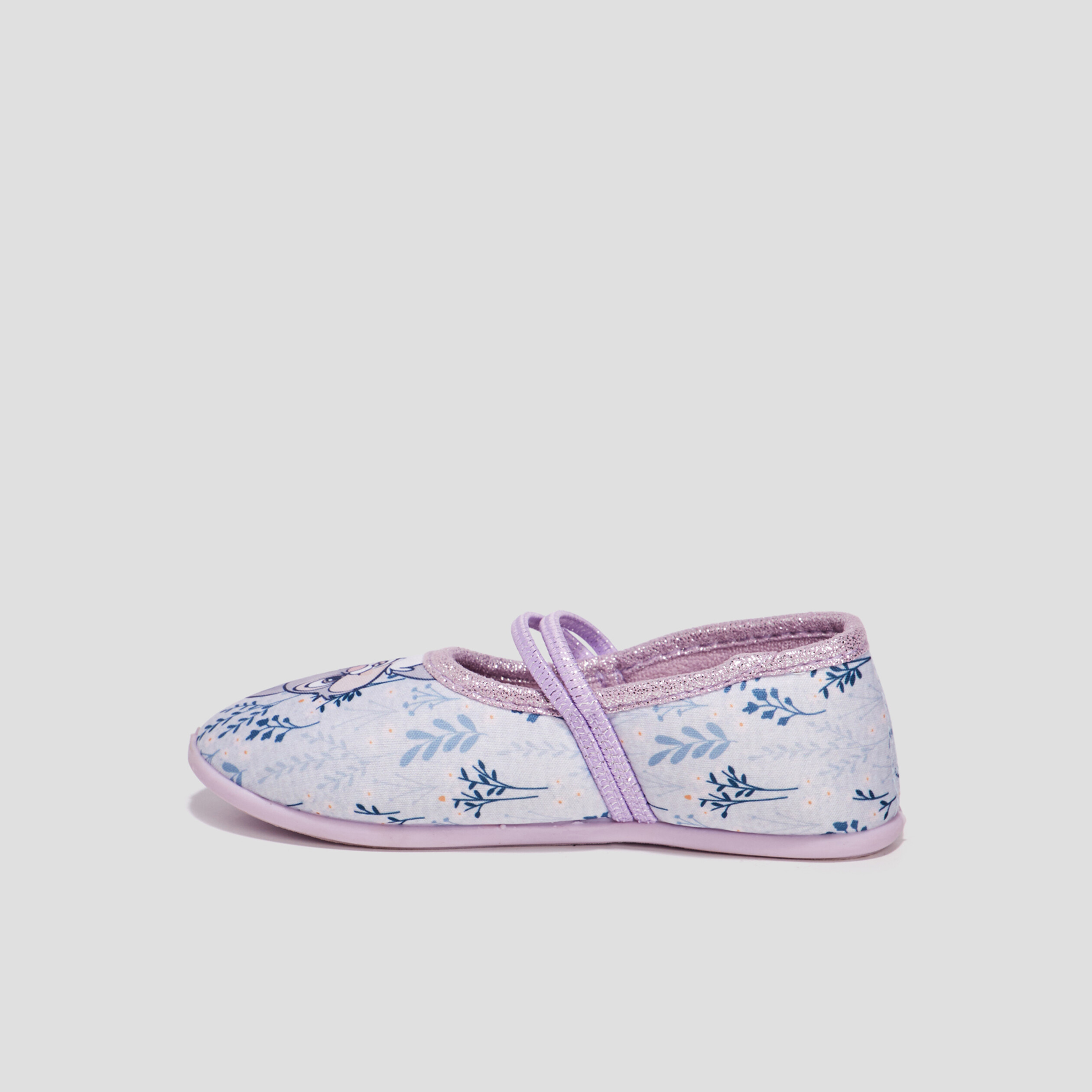 Chaussons ballerines Bambi mauve fille | La Halle