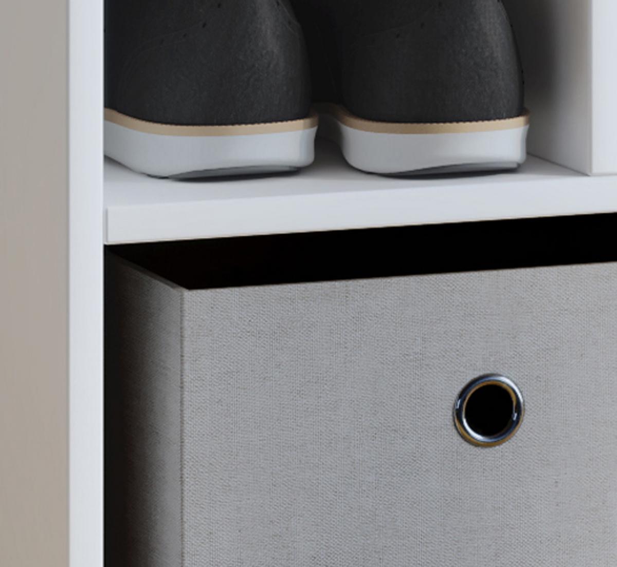VCM Schuhschrank Hinsol XL Weiß