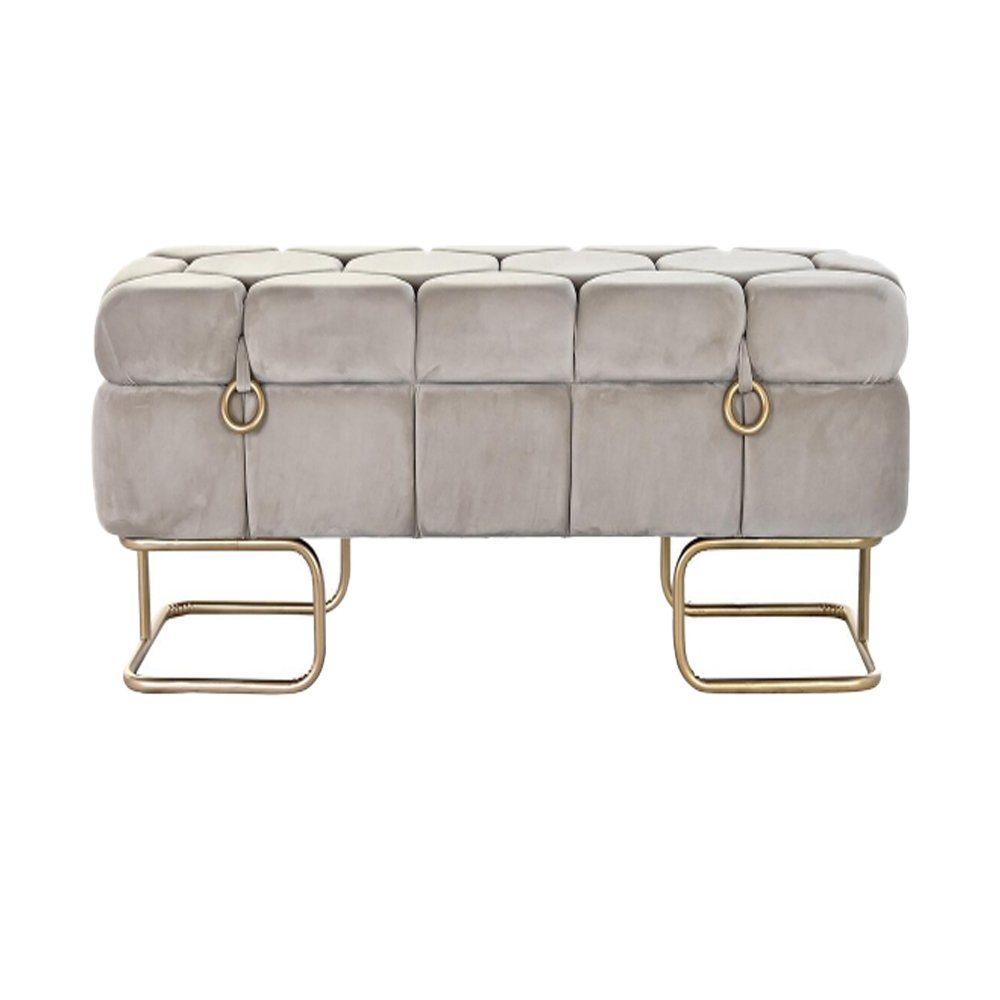 DOTMALL Sitzhocker Schminkhocker(1 St), Gepolstert, mit Stauraum, Metallbeine,Polyester