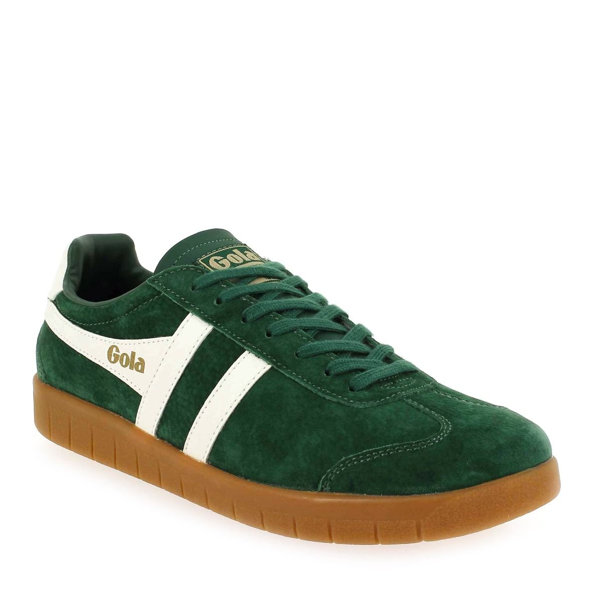 Gola  HURRICANE SUEDE CMB046 - vert blanc