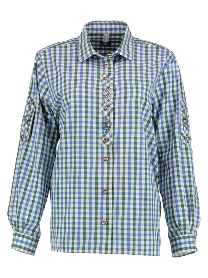 OS-Trachten Trachtenbluse Volima in jeans günstig kaufen