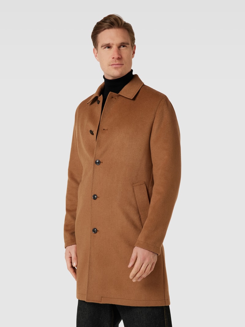 Mantel mit Umlegekragen Modell 'mistrict' in camel
