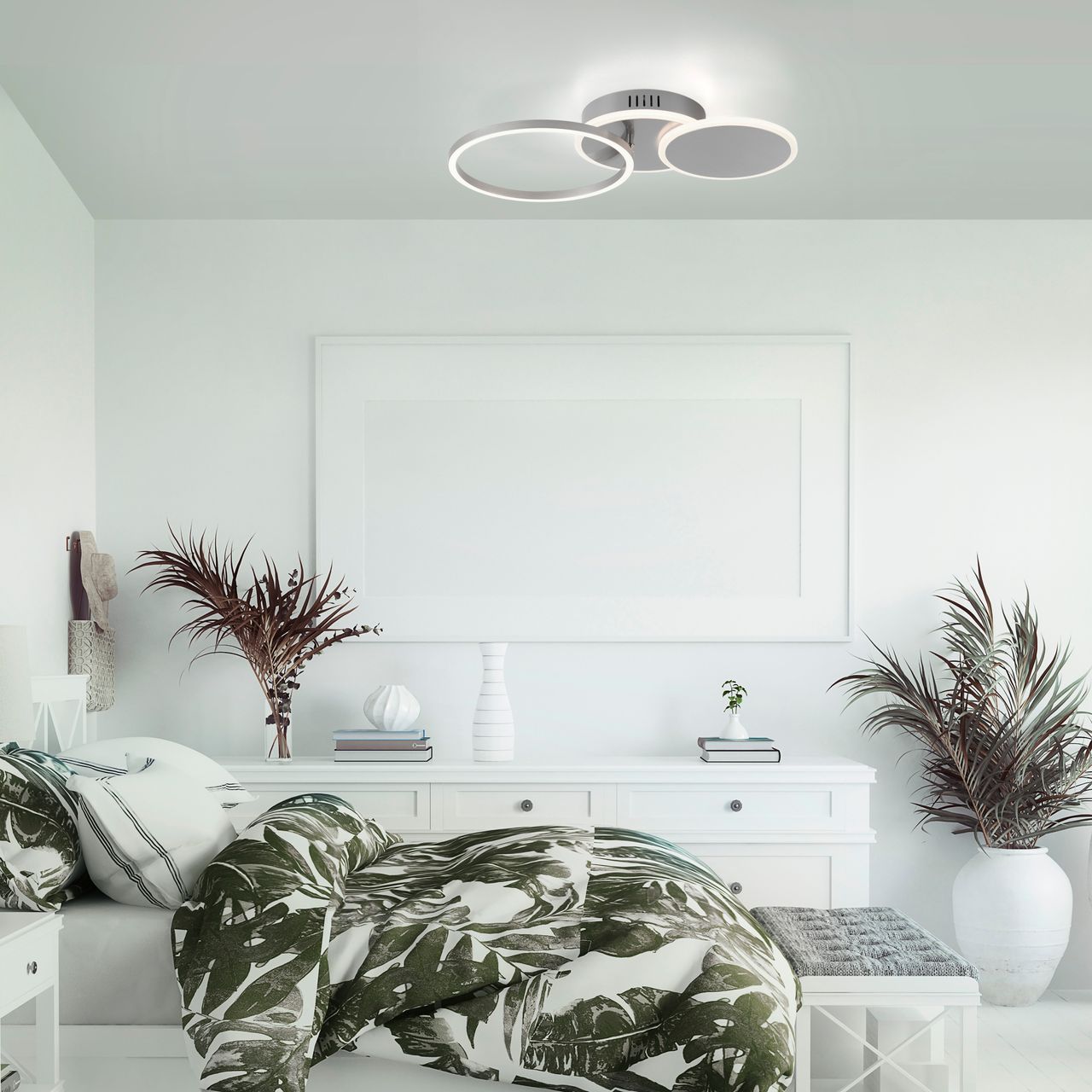 JUST LIGHT JUST LIGHT.  LED Deckenleuchte SEVENT,  rund, 1xLED-Board/25,5W/3000K, Innenleuchte, IP20