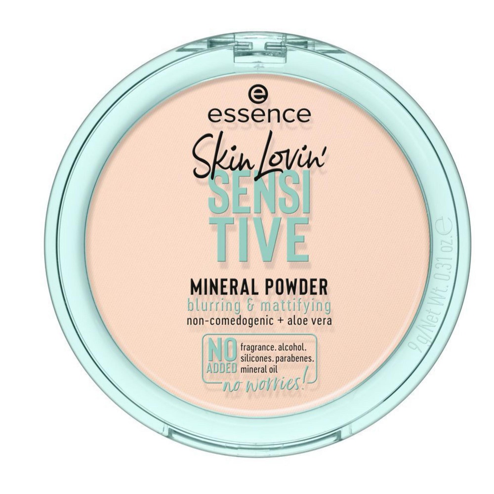 essence Skin Lovin' SENSITIVE MINERAL poudre minérale peaux sensibles 01 Translucent Poudre