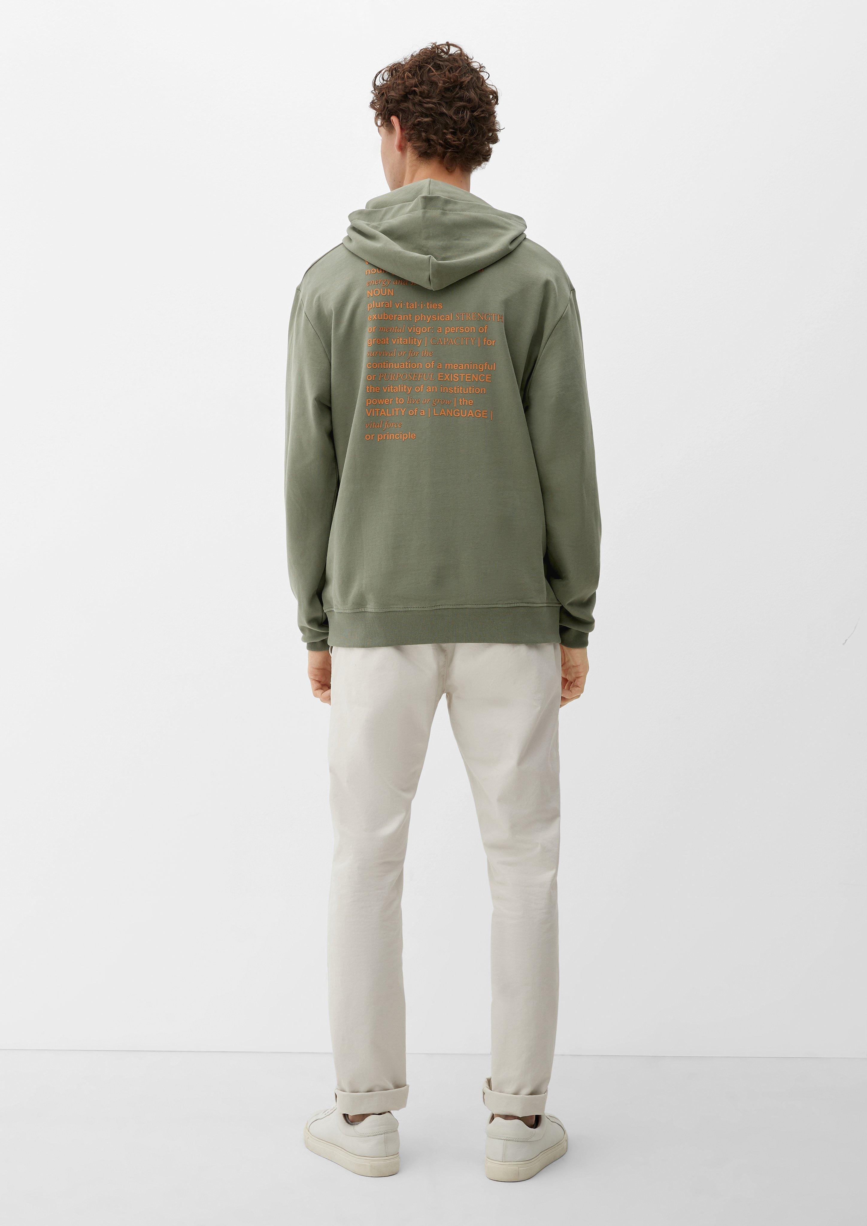 Hoodie mit gummiertem Print  2129499-78D1