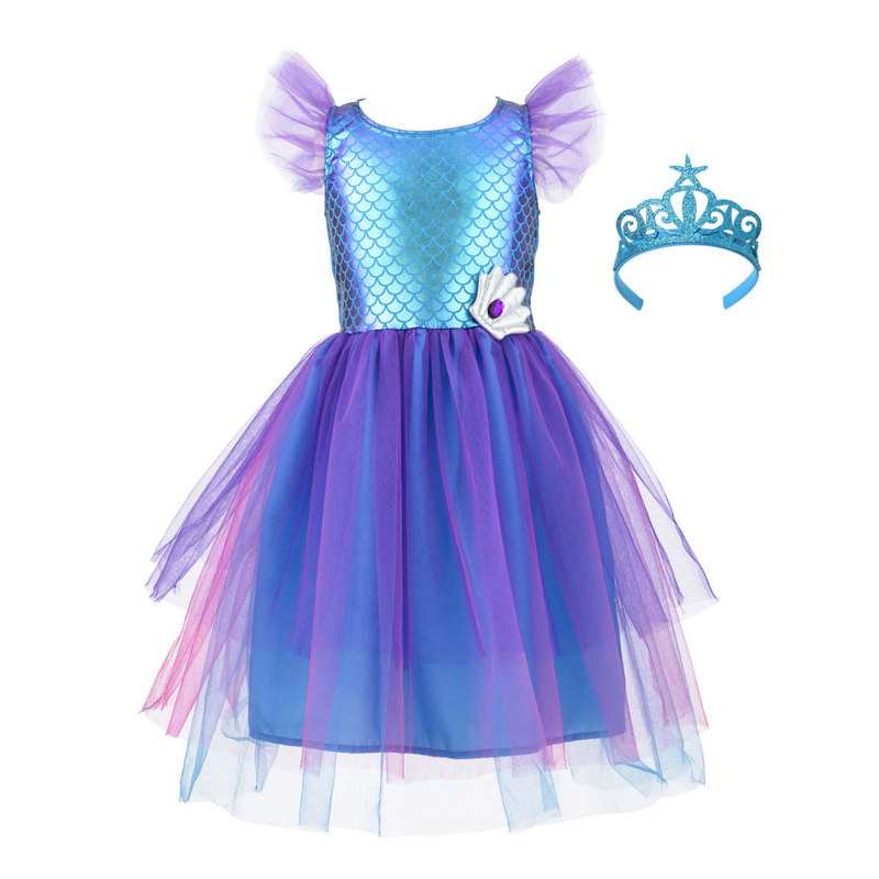 Déguisement robe de sirène 6-8 ans Oxybul