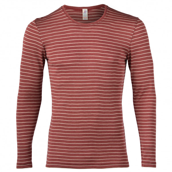 Engel - Striped L/S Shirt - Merinounterwäsche