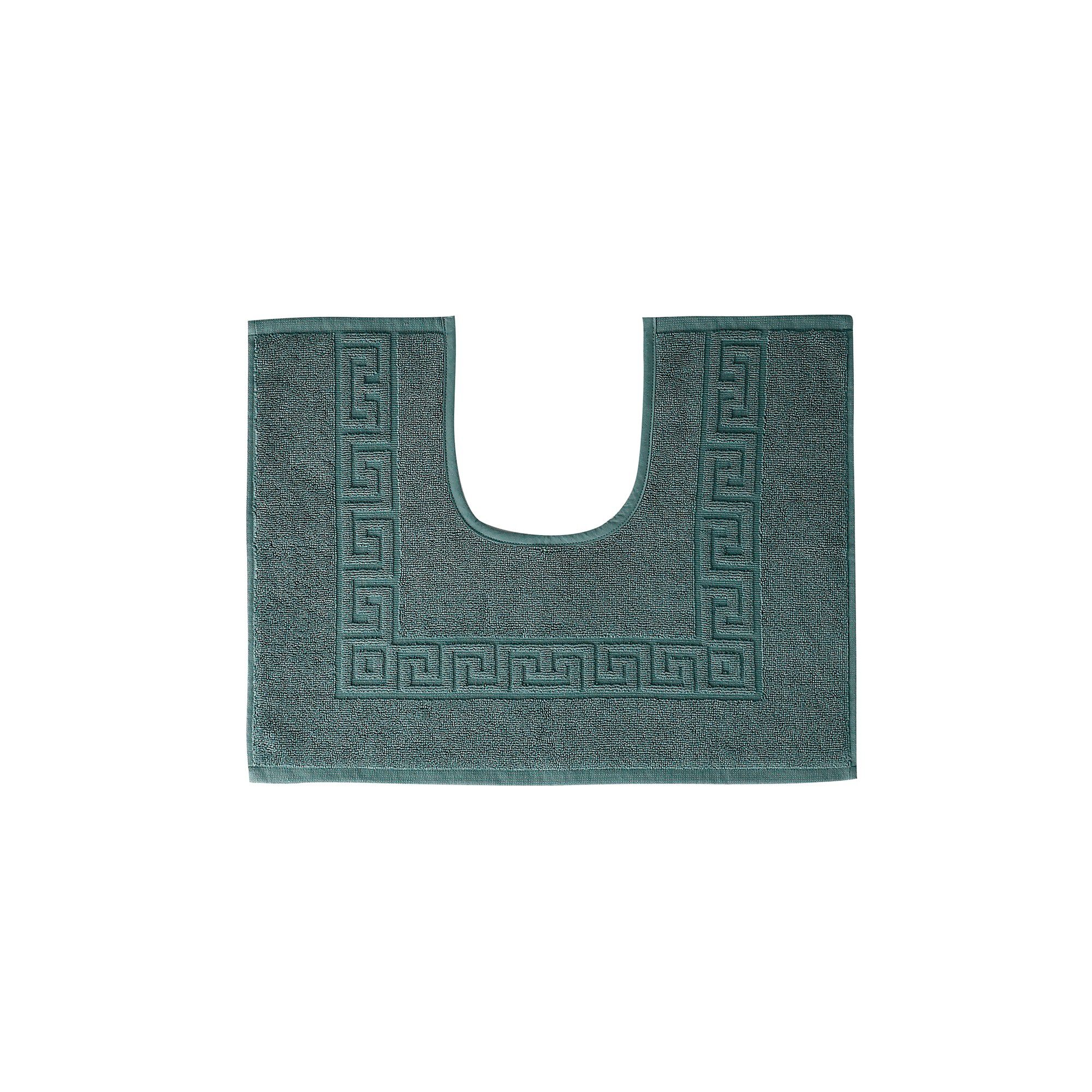 Tapis de bain éponge liteau motif frise grecque