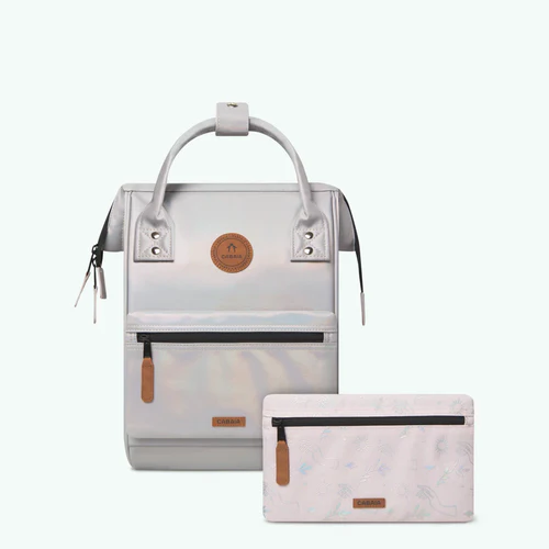 Adventurer Small Backpack Silver Reindeer