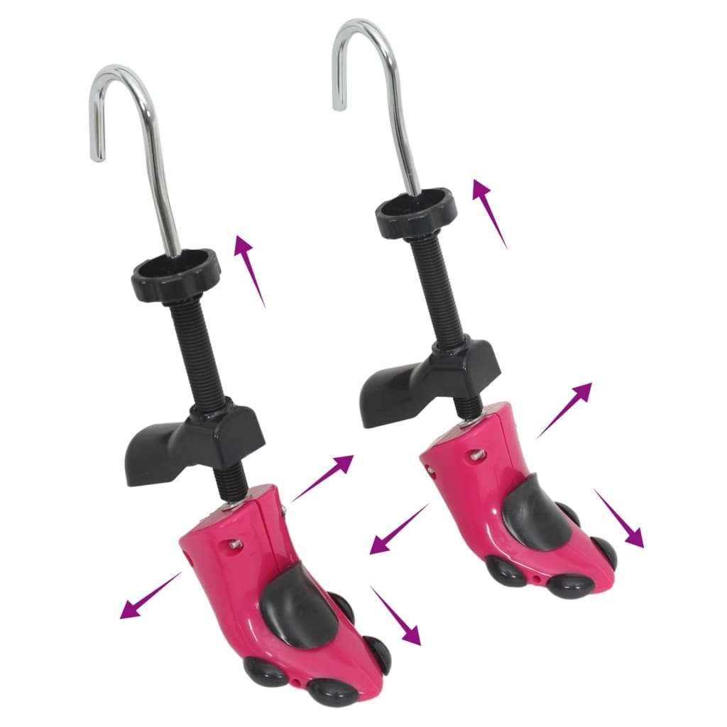 vidaXL Schuhspanner Schuhspanner mit Schuhanzieher Rosa EU 34-40 Kunststoff (1-tlg)