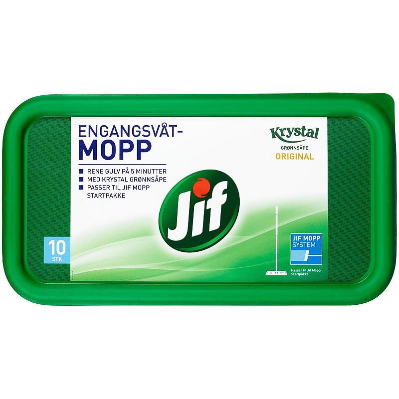 Krystal Engangsmopp 10-pk Jif Krystal