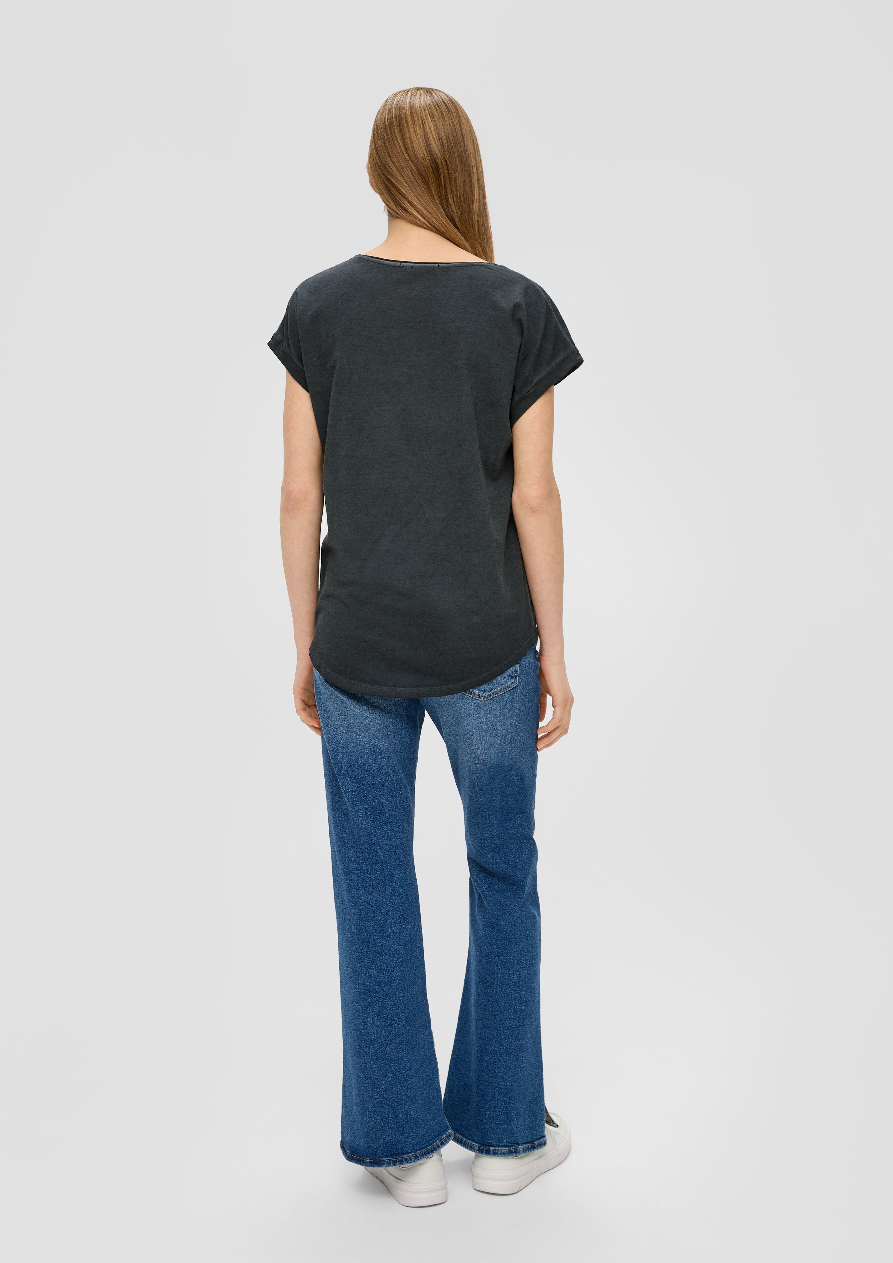 Weiches Baumwollshirt mit Frontprint  2151253-99D1
