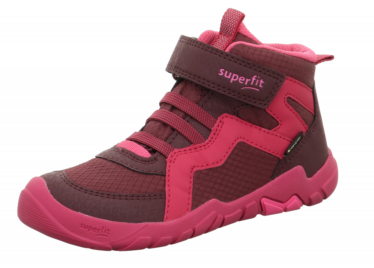 TRACE - Rot/PinkSneaker high mit Klettverschluss