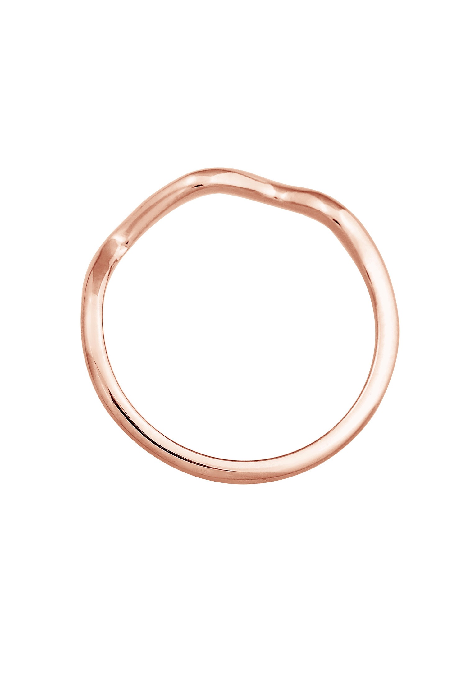 Bracelet Elli pour femme, orné d'un motif géométrique minimaliste en forme de vague, en argent sterling 925.