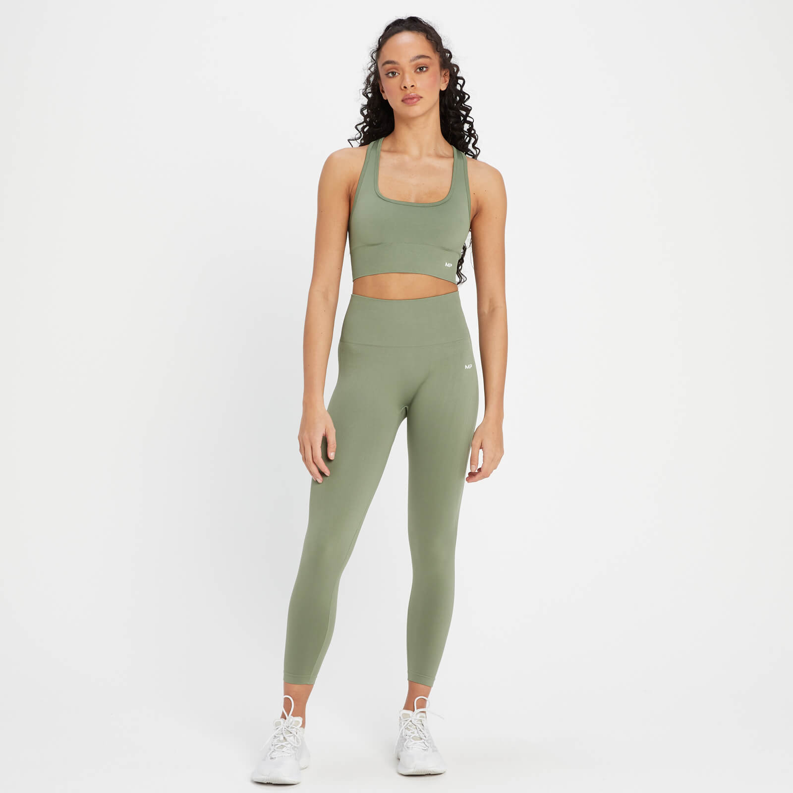Legging ⅞ sans coutures MP Shape pour femmes – Jade délavé