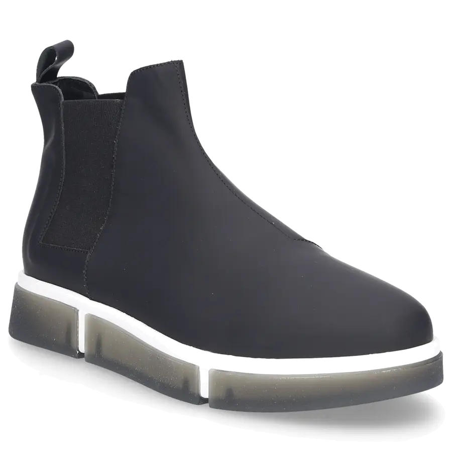 V Design - Chelsea Boots BEATLES GUMMY Gummiert - schwarz