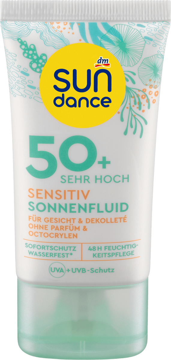 Sonnenfluid Gesicht sensitiv LSF 50+, 50ml, 50 ml