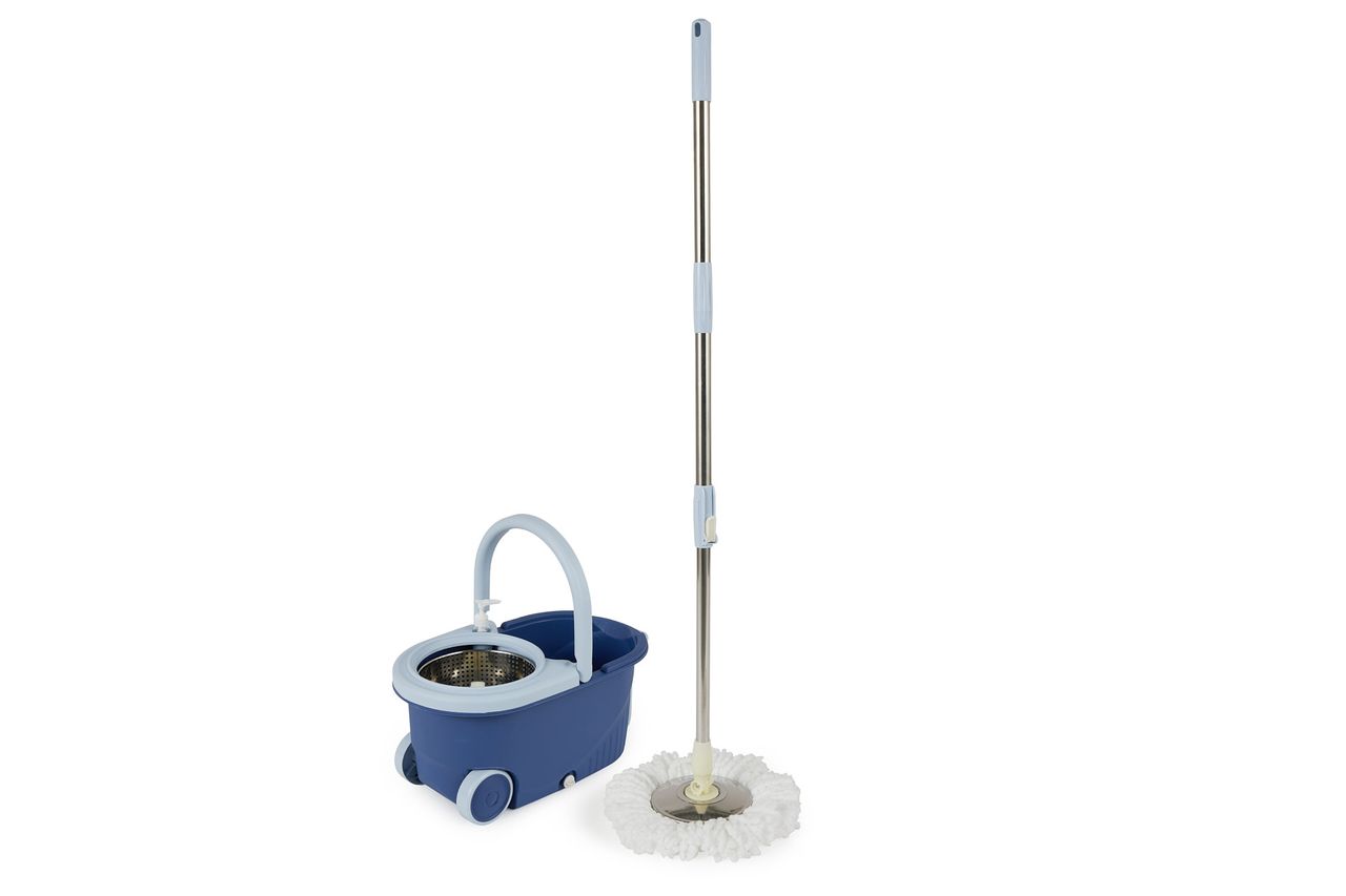 Umuzi Cleaning SPIN-MOP Rotationsmop-Gesamtset mit 4 Mopps