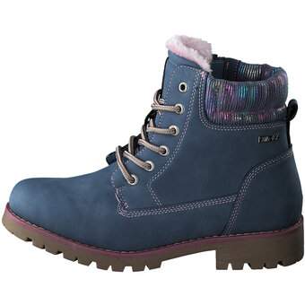 Puccetti Schnür Boots in blau