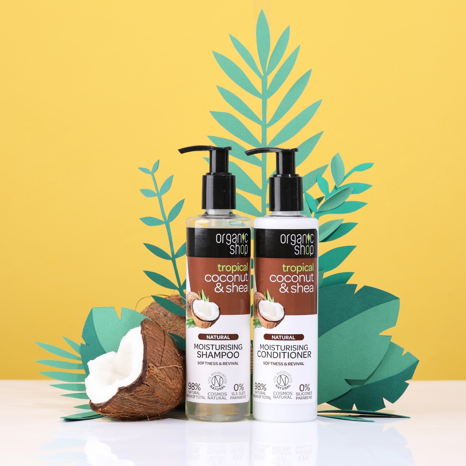Organic Shop Nawilżająca odżywka Kokos i masło shea