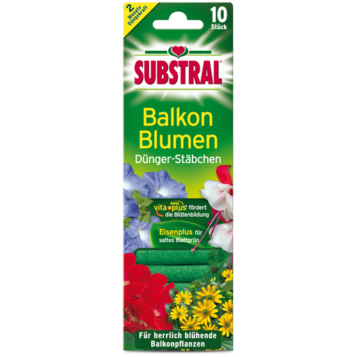 DÜNGESTÄBCHEN für Balkon und Kübelpflanzen  10 St  Stäbchen