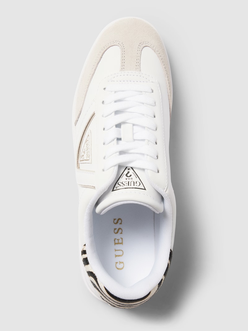 Sneaker mit Colour-Blocking-Design Modell 'AVIANA' in weiß
