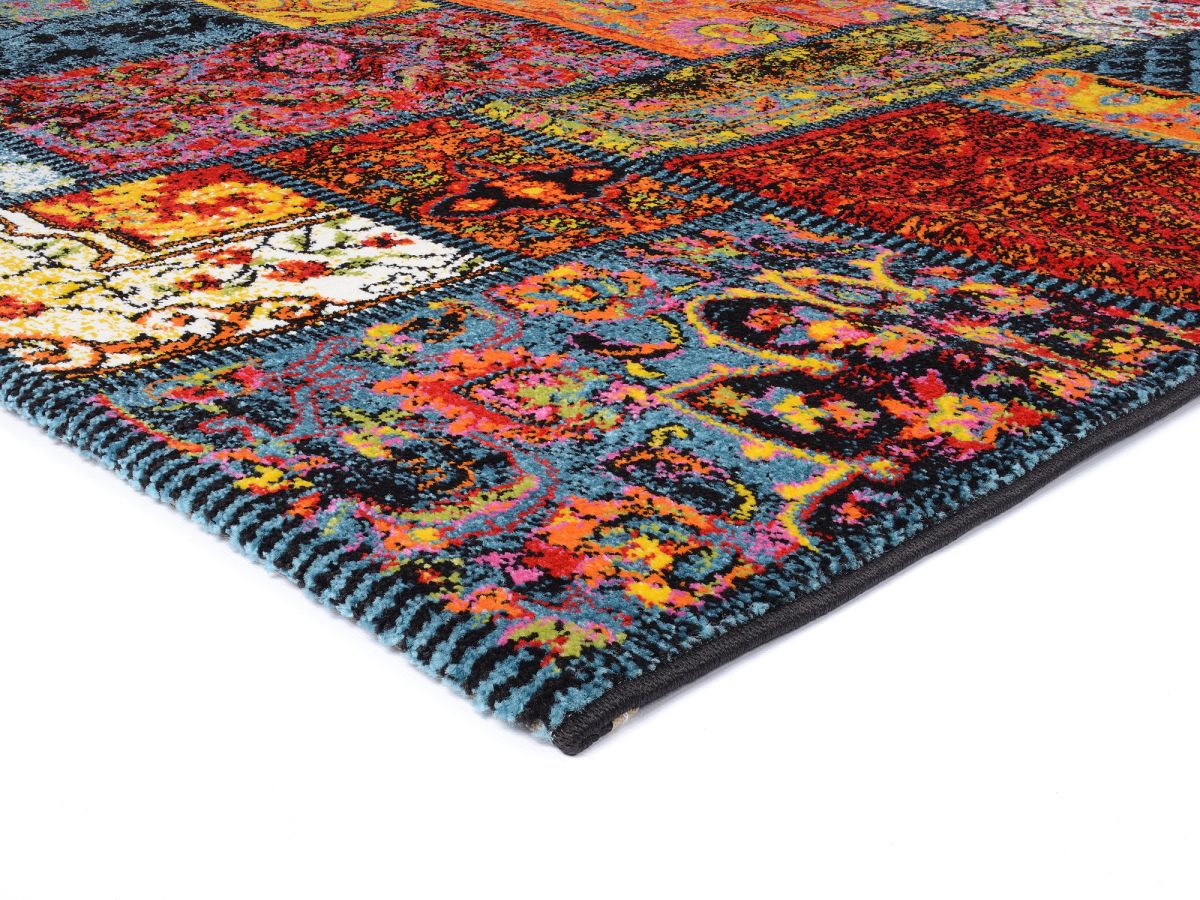 Webteppich Festival Avid Oris Multicolor 65 x 130 cm