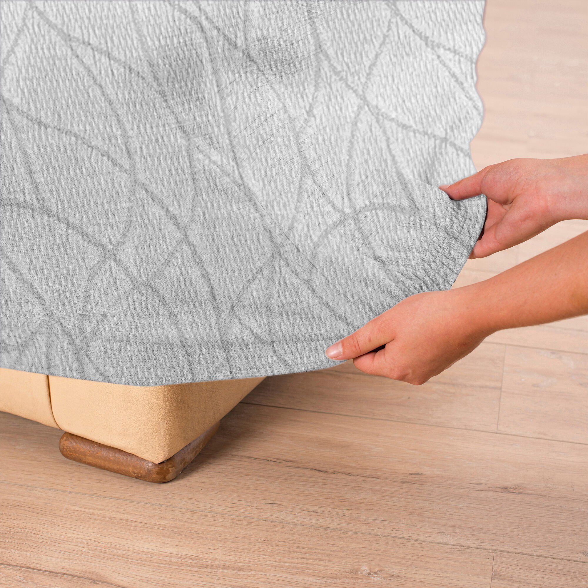 Housse extensible motif jacquard 
