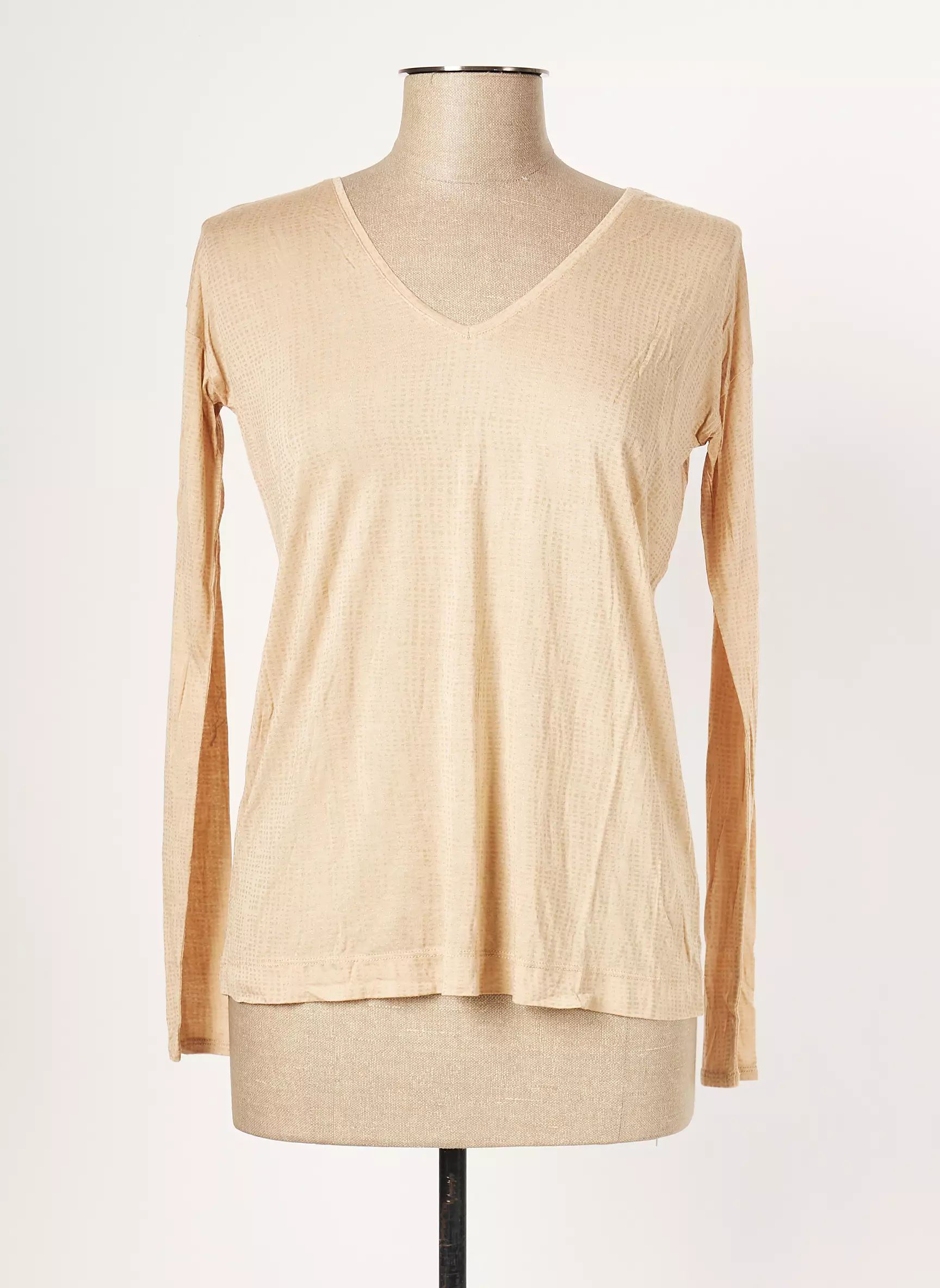 Marie Sixtine Tshirts Femme couleur beige