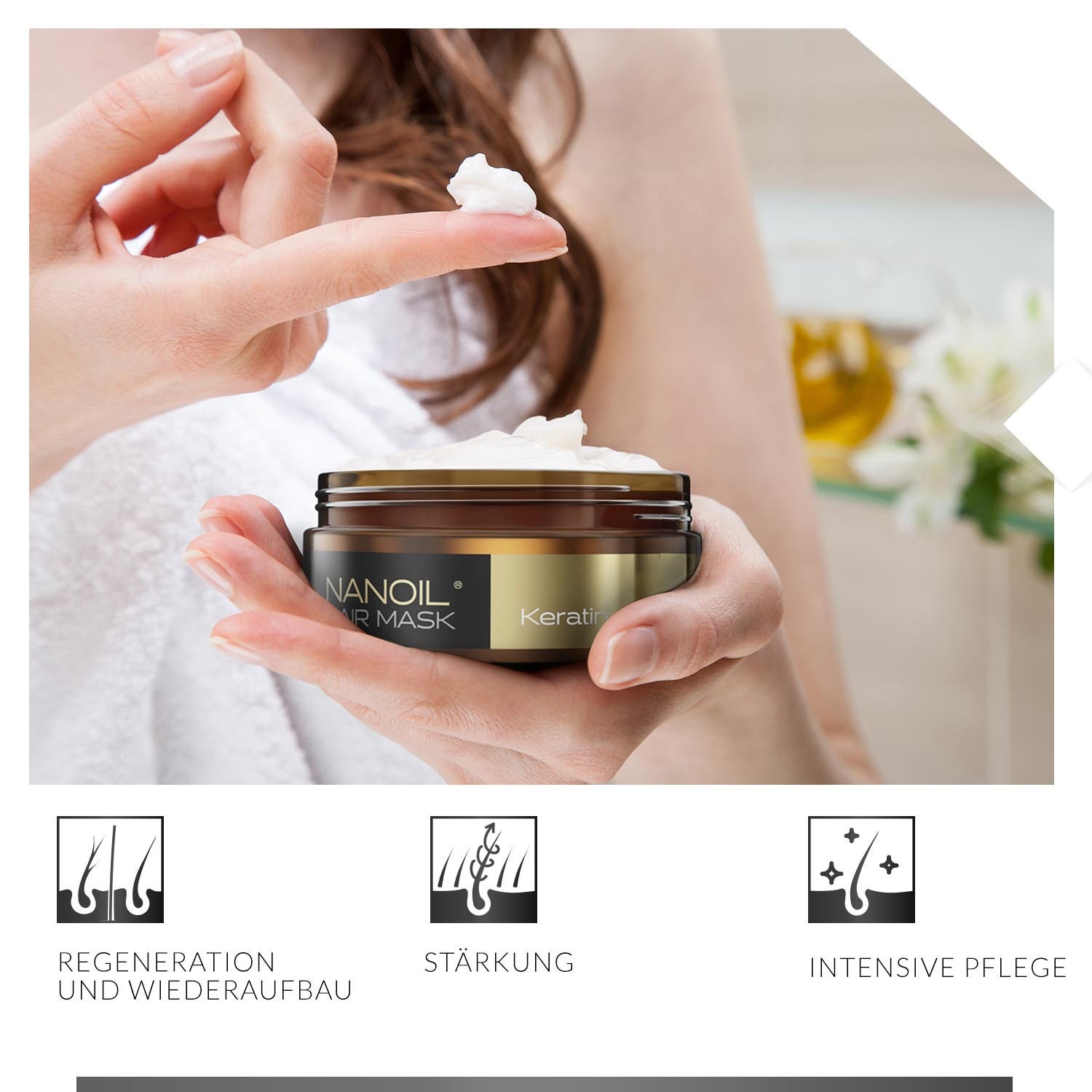 Nanoil Keratin Hair Mask 300 ml