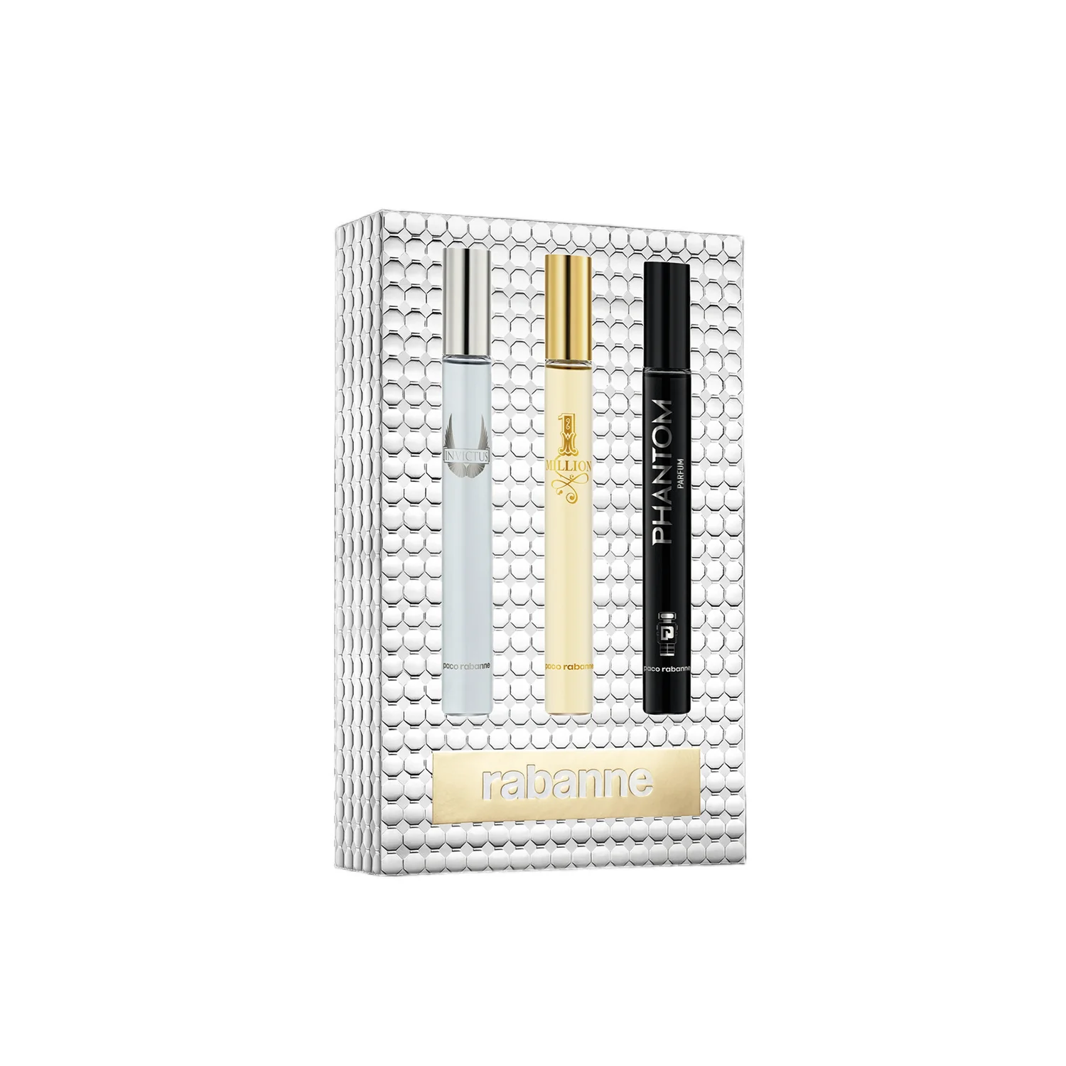 1 Million Set 1 Million + Invictus + Phantom - Coffret de parfum pour homme, Eau de Toilette, Parfum, Eau de Parfum