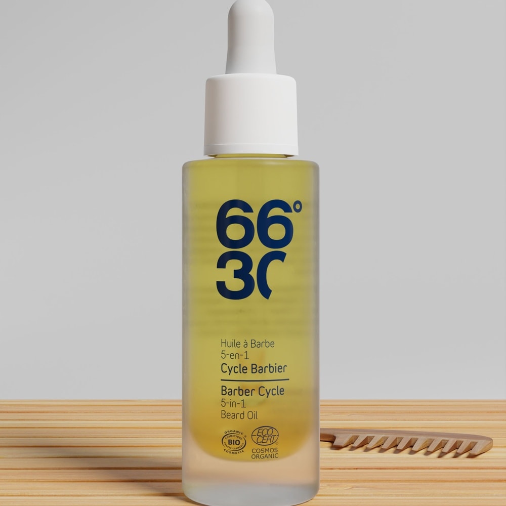 66°30 Huile à barbe 5-en-1 Huile à barbe