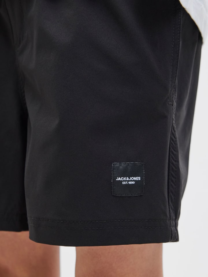 JACK & JONES Junior Badeshorts JPSTMAUI JJSWIM DB WB AKM JNR in black günstig kaufen 140