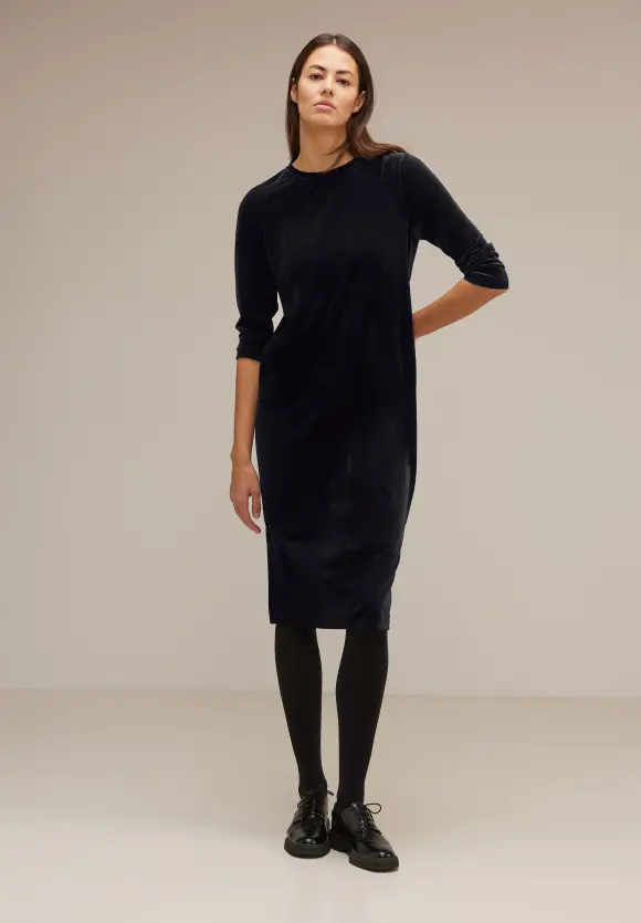Street One Partykleid in Samt Optik