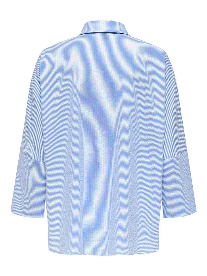 ONLY Bluse in Hellblau/ Weiß günstig kaufen