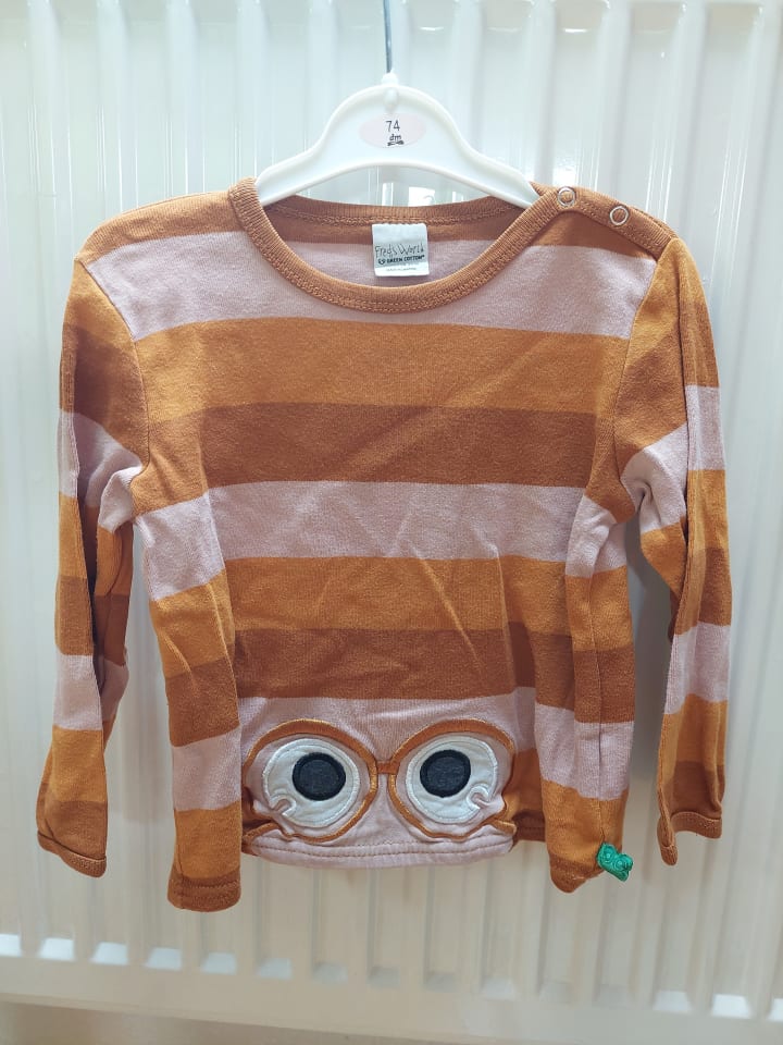 Fred´s World by GREEN COTTON Longsleeve in Orange günstig kaufen 86