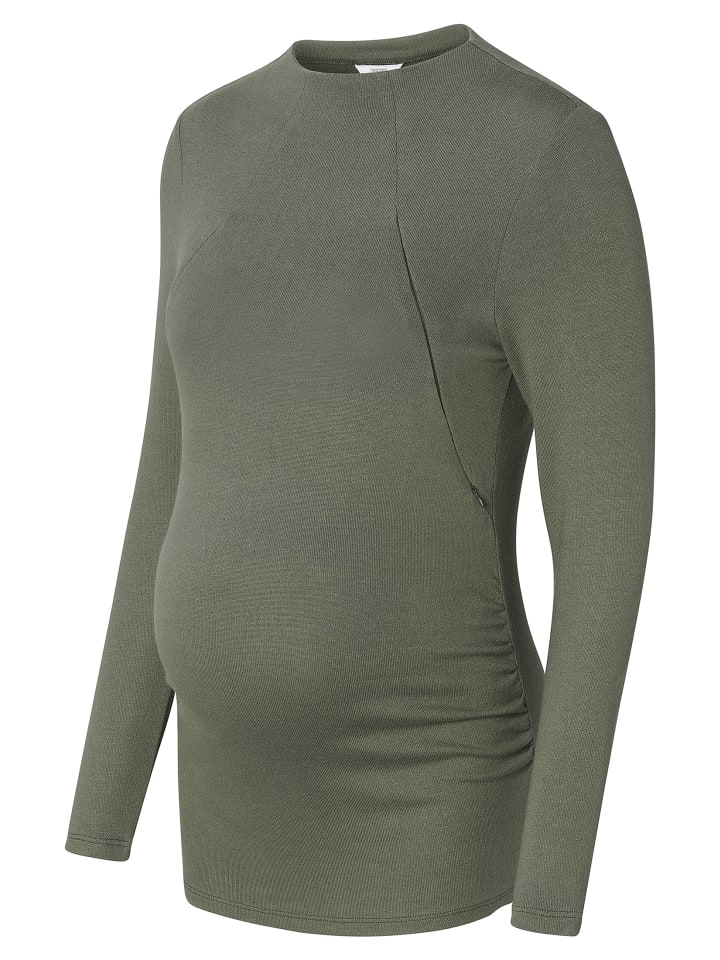Noppies Still-Shirt Rosa in Olive günstig kaufen