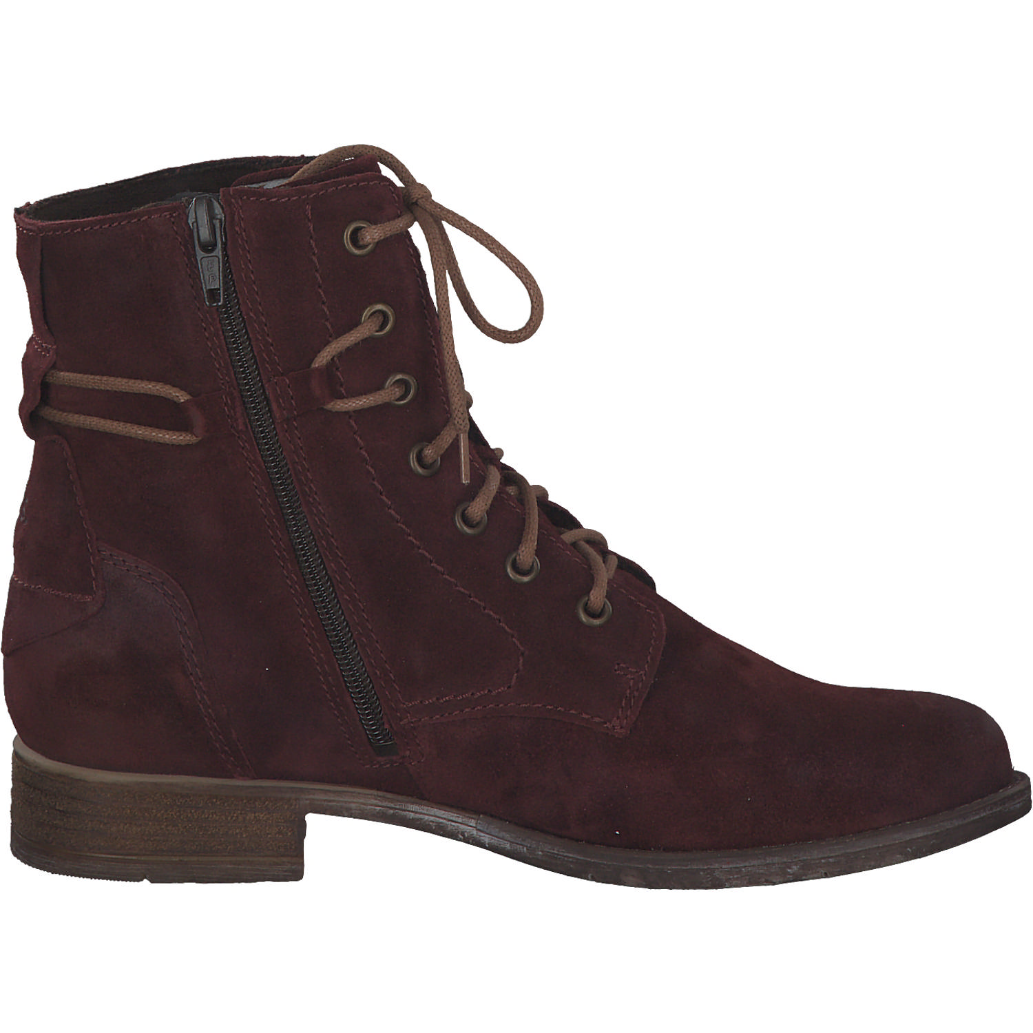 Josef Seibel Sienna 70 99670, Schnürstiefeletten, Damen, Dunkelrot
